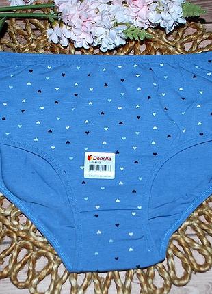 Трусики висока посадка л donella донелла брифи максі батал сердечки
