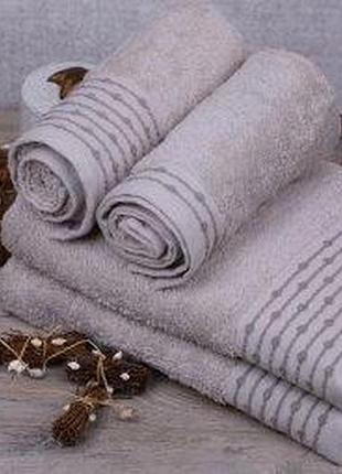 Полотенце махровое aisha 70*140 см lona сизый (warm gray)