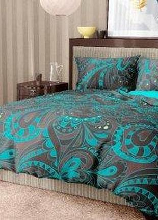 Комплект постельного белья двуспальный (пододеяльник 215х180 см, простынь 220х200 см, наволочка 50х70 см -2