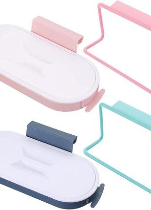 Xiuyer 4 шт. підвісний тримач для сміттєвих пакетів з кришкою