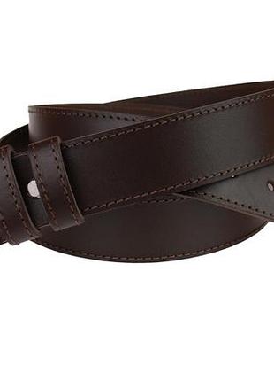 Ремень кожаный джинсовый одна строчка sullivan rmk-11(8)115-150 см коричневый