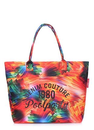 Котонова сумка poolparty paradise жовтий кольоровий