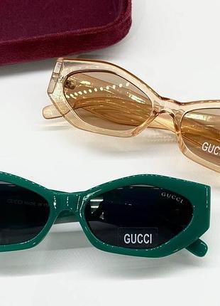 Стильные солнцезащитные очки g*cci разные цвета