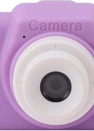 Детская камера h9, мини камера, 1080phd, автофокус, 32 гб sd, фиолетовая