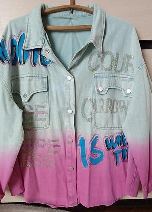 Куртка джинсова