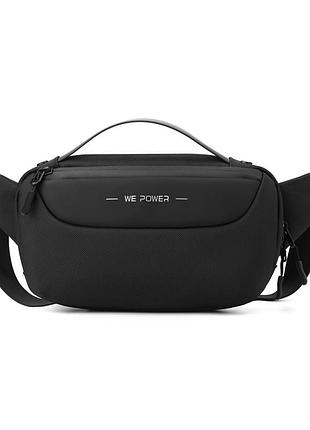 Wepower нова нагрудна сумка, чоловіча сумка через плече, багатофункціональна спортивна поясна сумка гуртом