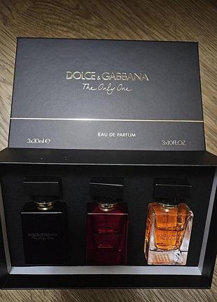 Dolce & gabbana the only one женский набор (3 × 30 мл)