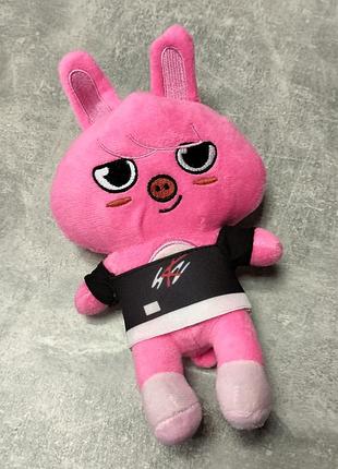 Чанбин 25 см stray kids мягкая игрушка стрей кидс кролик двекки dwaekki свинка бродячие дети