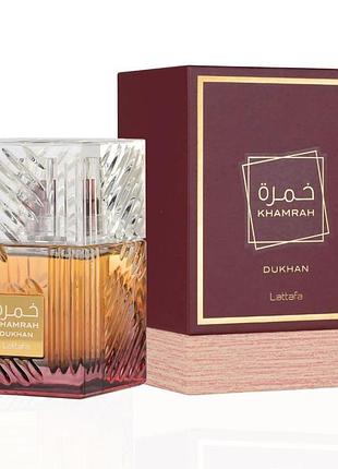 Парфюмированная вода lattafa khamrah dukhan100 мл