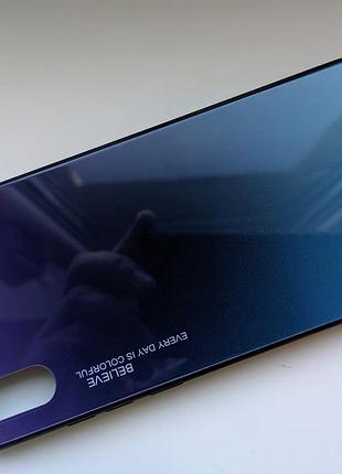 Чехол градиент стеклянный для xiaomi redmi 9a