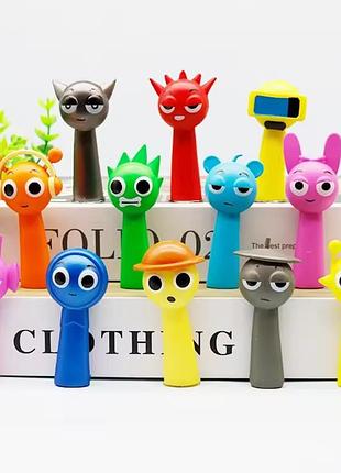 Фигурки 12 шт спрунки набор фигурок sprunki