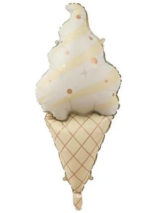 Фольгированный шар мороженое пастель 95*42см