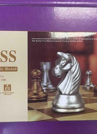 Гра в шахи, срібні золоті фігури, складна магнітна складна,qx 2410-а(20*10*3)