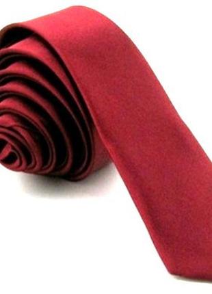 Галстук бордовый 5х140см