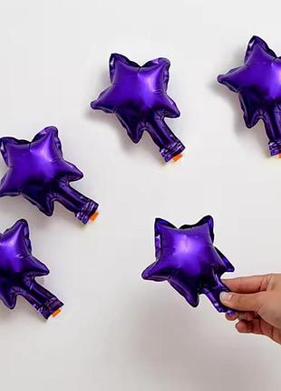 Звезда 5" 12см фиолетовая