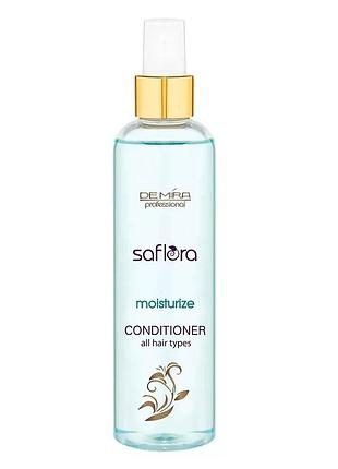 Спрей увлажняющий с термозащитой для всех типов волос 250мл moisturize conditioner saflora demira professional