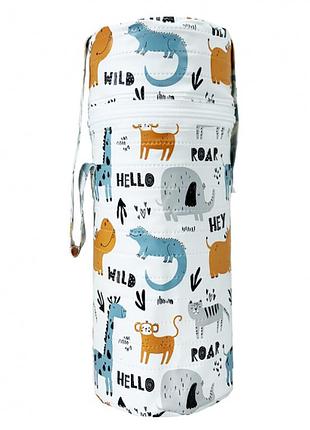 Термоконтейнер для бутылочки стандарт зверята