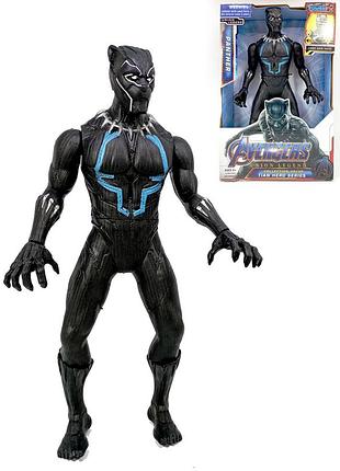 Фигурка черная пантера " супергерой. мстители " 30см со звуком светом