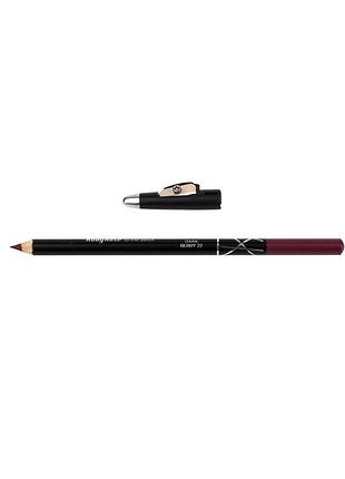 Олівець для губ sweet lips зі стругачкою — no 22 dark berry ruby rose