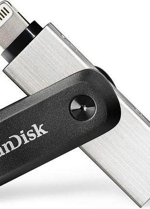Флешка sandisk 64gb ixpand go для iphone и ipad (черный, б/у)