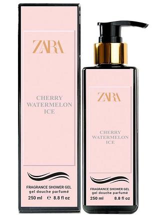 Парфюмированный гель для душа zara cherry watermelon ice exclusive euro 250 мл
