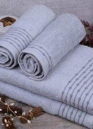 Полотенце махровое aisha 70*140 см lona дымчатый (smoke)