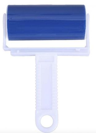 Ролик для чистки одежды многоразовый силиконовый + чехол 20х10х5.5 см