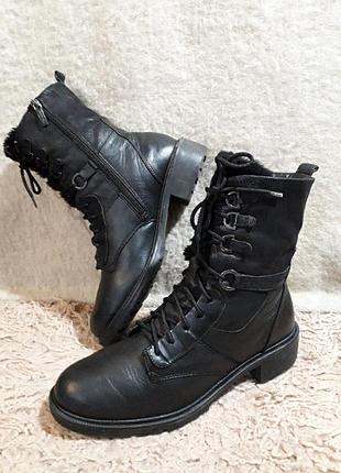 Кожаные зимние ботинки tamaris, 41 размер