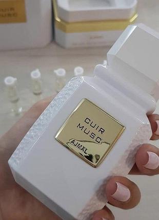 Парфумована вода розпив 10 мл ajmal cuir musc ніша унісекс (аджмал муск)