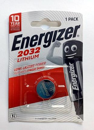 Батарейка литиевая energizer cr2032-c1