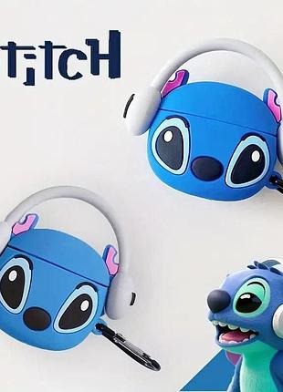 Стич чехол для наушников лило lilo stitch футляр для наушников защитный чехол силикон