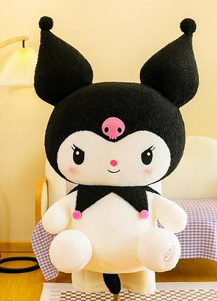 Мягкая игрушка куроми 120 см гигант большая аниме хелоу китти kuromi hello kitty
