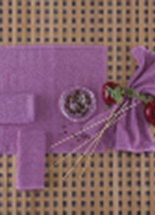 Полотенце махровое 30*30 см фуксия