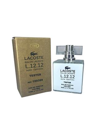 Парфумована вода lacoste l.12.12 jaune optimistic, 50 мл