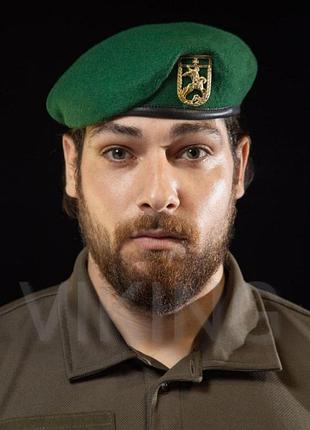 Берет пограничной службы дпсу капля зеленый xxl / 61-62