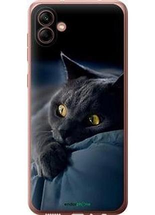 Чохол на samsung galaxy a04 a045f димчастий кіт "825u-2831-7673"