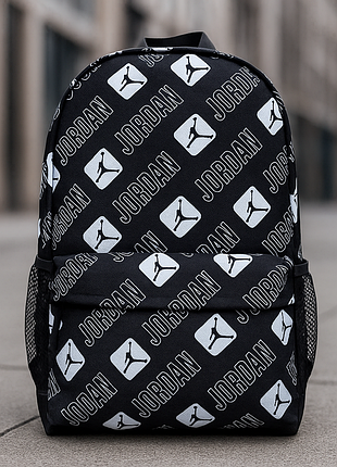 Рюкзак черный спортивный jordan для путешествий обучения ноутбуку