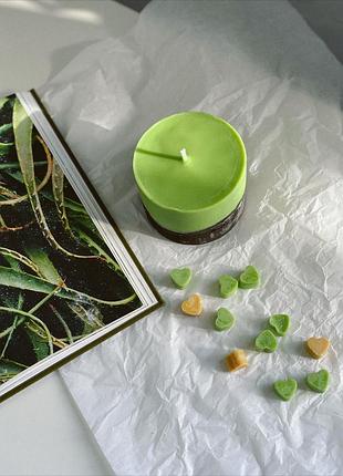 Набор ароматическая соевая свеча в бетоне и мини-саше (30шт) ручной работы orgazmiс