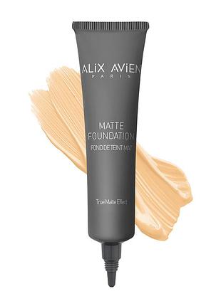 Матуючий тональний крем alix avien, 401 soft ivory, 40 мл