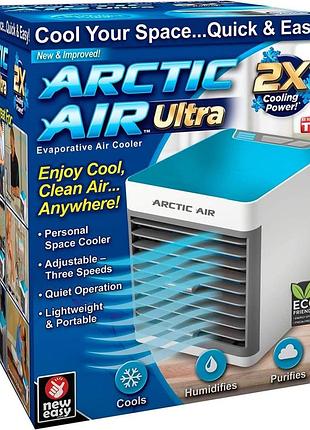 Охладитель воздуха arctic air от ontel - 3 скорости, портативный (белый)