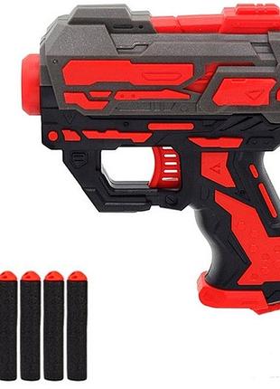Пистолет детский бластер с мягкими пулями