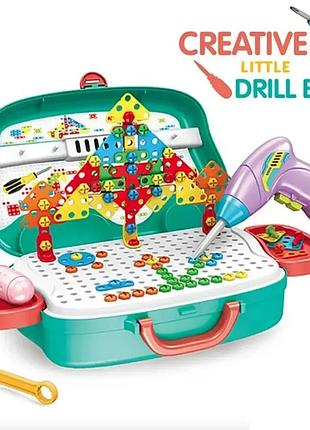 Детский чемоданчик ремонт creative little drill box