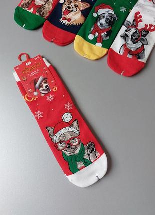 Новогодние носки