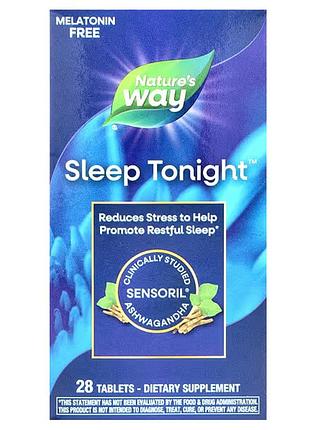 Здоровый сон, sleep tonight™, nature's way, 28 таблеток