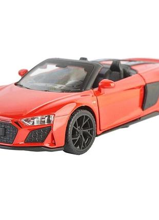 Детская машинка кабриолет металлическая audi r8 spyder