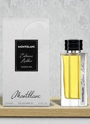 Montblanc extreme leather smoked iris парфюмированная вода (125 мл)