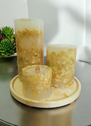 Декоративний набір "натуральна ніжність" на підставці, з ароматом жасмін