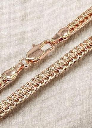 Цепочка xuping медицинское золото ксюпинг длинна 50 см ланцюжок, питон, 4