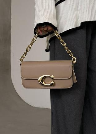Сумка женская клатч коуч кожаная сумка для девушки через плечо брендовая классическая сумка из кожи coach