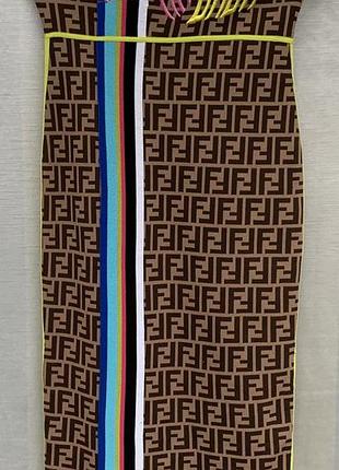 Оригинальное хлопковое дизайнерское платье